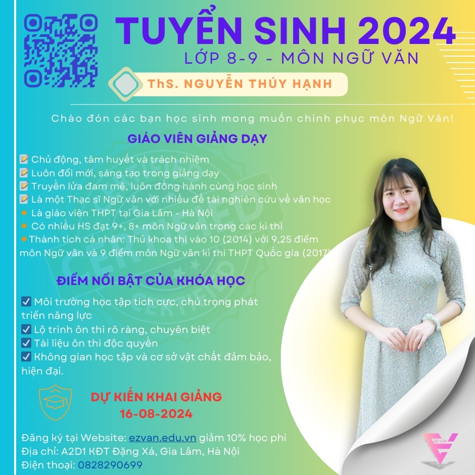 tuyển sinh lớp 8-9 kđt đặng xá